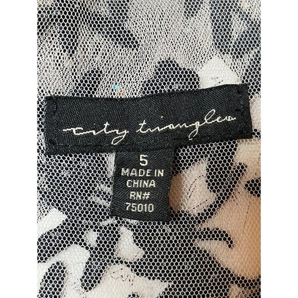 Y2K Corset Bustier Illusion Crystal Mesh Tulle Crop Top Embroidered Black Beige - Picture 11 of 11